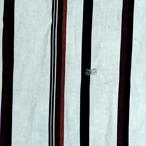 Vtg 90s Tan Express Rider Button Up Western Shirt White Stripe Sleeves Size XL - Picture 5 of 5